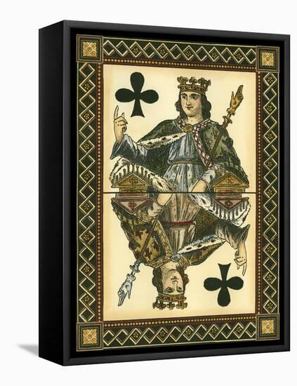 Let's Play Cards I-null-Framed Stretched Canvas