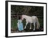 Let's Pretend - the Princess and Her Horse-Kirstie Adamson-Framed Giclee Print