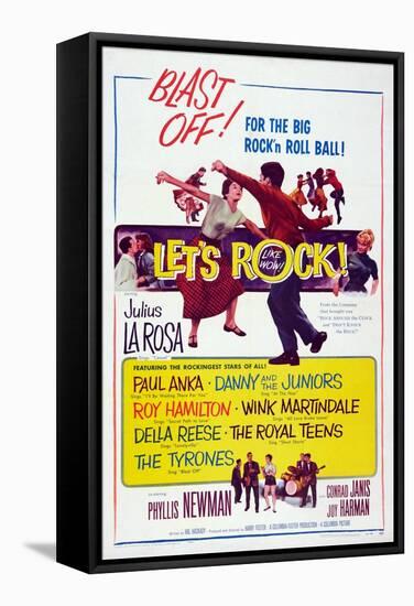 Let's Rock, 1958-null-Framed Stretched Canvas