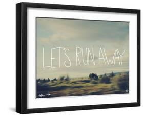 Let’s Run Away-Leah Flores-Framed Giclee Print