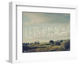 Let’s Run Away-Leah Flores-Framed Art Print