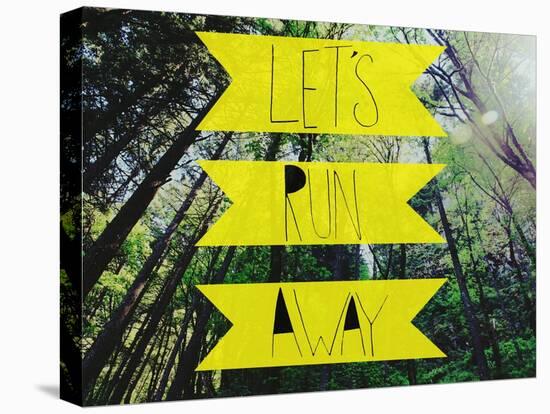Let's Run Away-Leah Flores-Stretched Canvas
