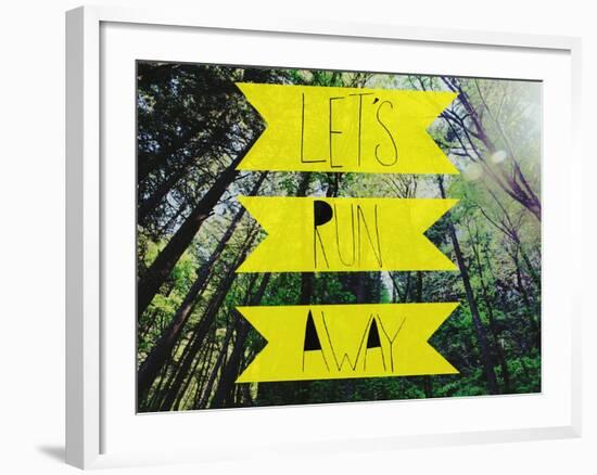 Let's Run Away-Leah Flores-Framed Giclee Print