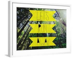 Let's Run Away-Leah Flores-Framed Giclee Print