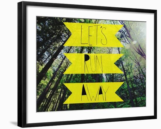 Let's Run Away-Leah Flores-Framed Giclee Print