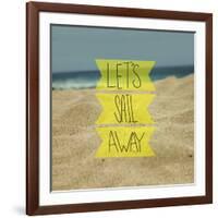 Let's Sail Away-Leah Flores-Framed Giclee Print