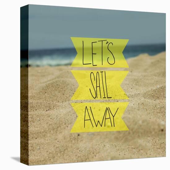 Let's Sail Away-Leah Flores-Stretched Canvas