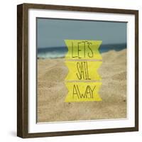 Let's Sail Away-Leah Flores-Framed Premium Giclee Print
