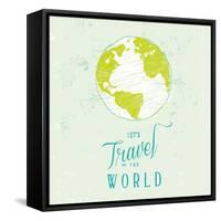 Let's Travel 1-Z Studio-Framed Stretched Canvas