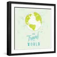 Let's Travel 1-Z Studio-Framed Art Print