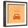 Let's Travel 4-Z Studio-Framed Art Print