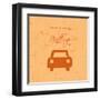 Let's Travel 4-Z Studio-Framed Art Print