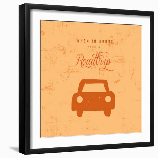 Let's Travel 4-Z Studio-Framed Art Print