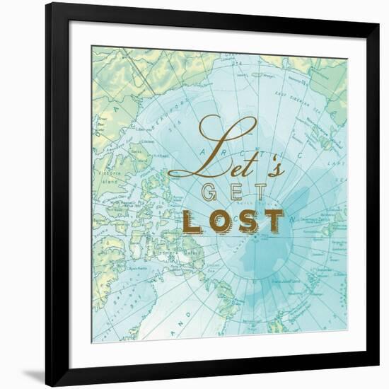 Let's Travel 5-Z Studio-Framed Art Print