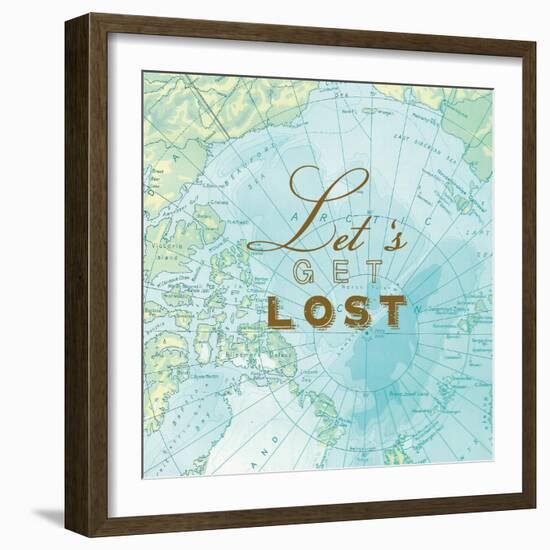 Let's Travel 5-Z Studio-Framed Art Print