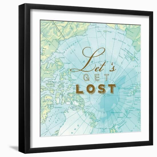 Let's Travel 5-Z Studio-Framed Art Print