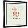 Let's Travel 6-Z Studio-Framed Art Print