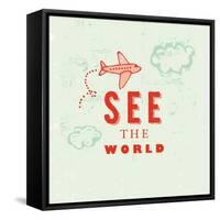 Let's Travel 6-Z Studio-Framed Stretched Canvas