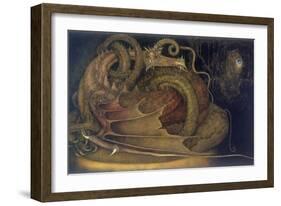 Let Sleeping Dragons Lie, 1979-Wayne Anderson-Framed Giclee Print