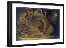 Let Sleeping Dragons Lie, 1979-Wayne Anderson-Framed Giclee Print