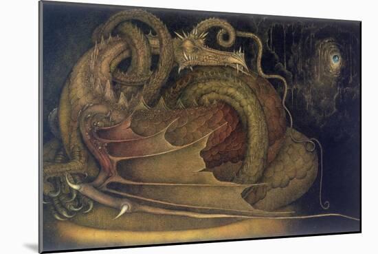 Let Sleeping Dragons Lie, 1979-Wayne Anderson-Mounted Giclee Print