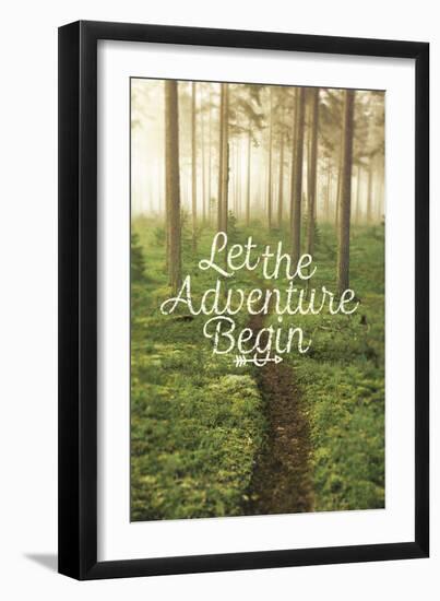 Let the Adventure Begin-Andreas Stridsberg-Framed Giclee Print