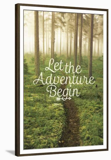 Let the Adventure Begin-Andreas Stridsberg-Framed Stretched Canvas