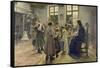 Let the Children Come to Me, 1884-Fritz von Uhde-Framed Stretched Canvas