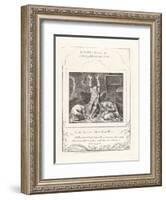 Let the Day Perish Wherein I Was Born, 1825-William Blake-Framed Giclee Print