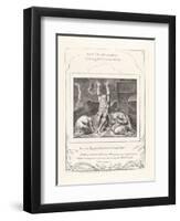 Let the Day Perish Wherein I Was Born, 1825-William Blake-Framed Giclee Print