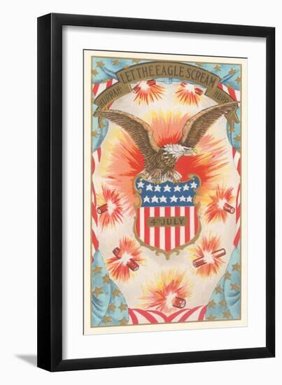 Let the Eagles Scream-null-Framed Art Print