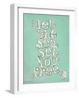 Let the Sea Set You Free-Robbin Rawlings-Framed Art Print