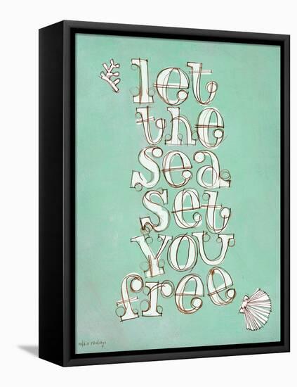 Let the Sea Set You Free-Robbin Rawlings-Framed Stretched Canvas