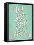 Let the Sea Set You Free-Robbin Rawlings-Framed Stretched Canvas