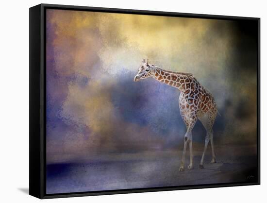 Let the Sun Shine in Giraffe-Jai Johnson-Framed Stretched Canvas