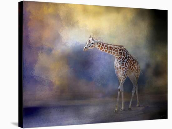 Let the Sun Shine in Giraffe-Jai Johnson-Stretched Canvas