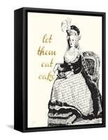 Let Them Eat Cake Vintage ePrint-Bella Dos Santos-Framed Stretched Canvas