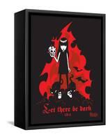 Let There Be Dark-Emily the Strange-Framed Stretched Canvas