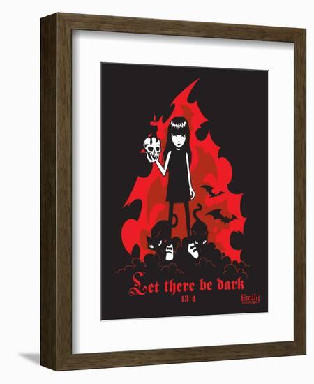 Let There Be Dark-Emily the Strange-Framed Photographic Print