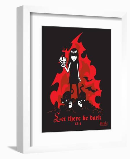 Let There Be Dark-Emily the Strange-Framed Photographic Print