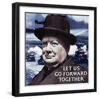 Let Us Go Forward Together, 1940-null-Framed Giclee Print