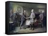 Let Us Have Peace: Grant and Lee-Jean Leon Gerome Ferris-Framed Stretched Canvas