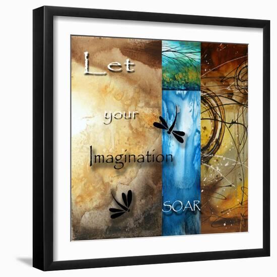 Let Your Imagination Soar-Megan Aroon Duncanson-Framed Art Print