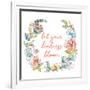 Let your Kindness Bloom-Patricia Pinto-Framed Art Print