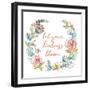 Let your Kindness Bloom-Patricia Pinto-Framed Art Print