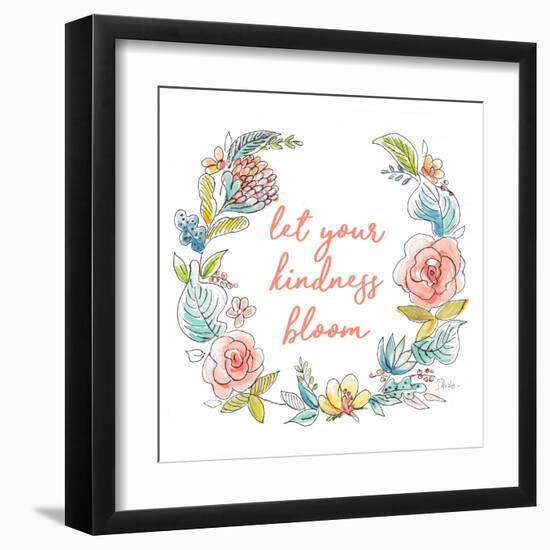 Let your Kindness Bloom-Patricia Pinto-Framed Art Print