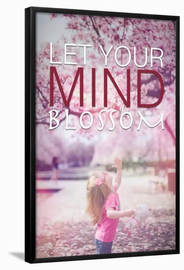 Let Your Mind Blossom-null-Framed Poster