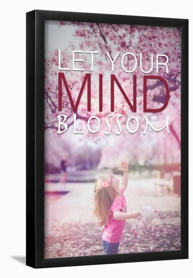 Let Your Mind Blossom-null-Framed Poster