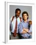 LETHAL WEAPON, 1987 directed by RICHARD DONNER Danny Glover and Mel Gibson (photo)-null-Framed Photo