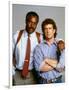 LETHAL WEAPON, 1987 directed by RICHARD DONNER Danny Glover and Mel Gibson (photo)-null-Framed Photo